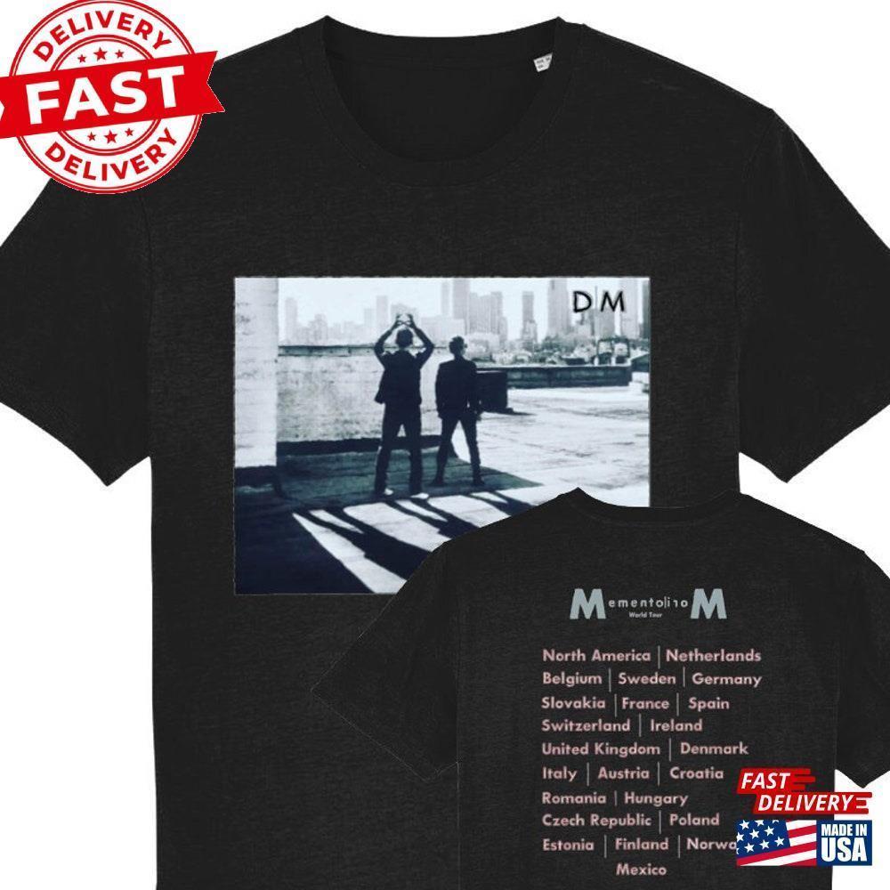 Memento Mori World Tour  Front And Back  Ver 2 Black Classic T-Shirt
